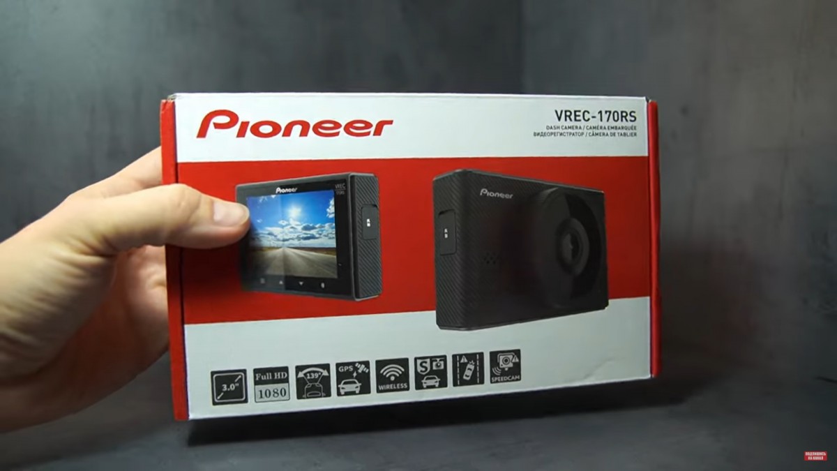 Сенсорный видеорегистратор PIONEER VREC-170RS Сенсорный видеорегистратор PIONEER VREC-170RS
