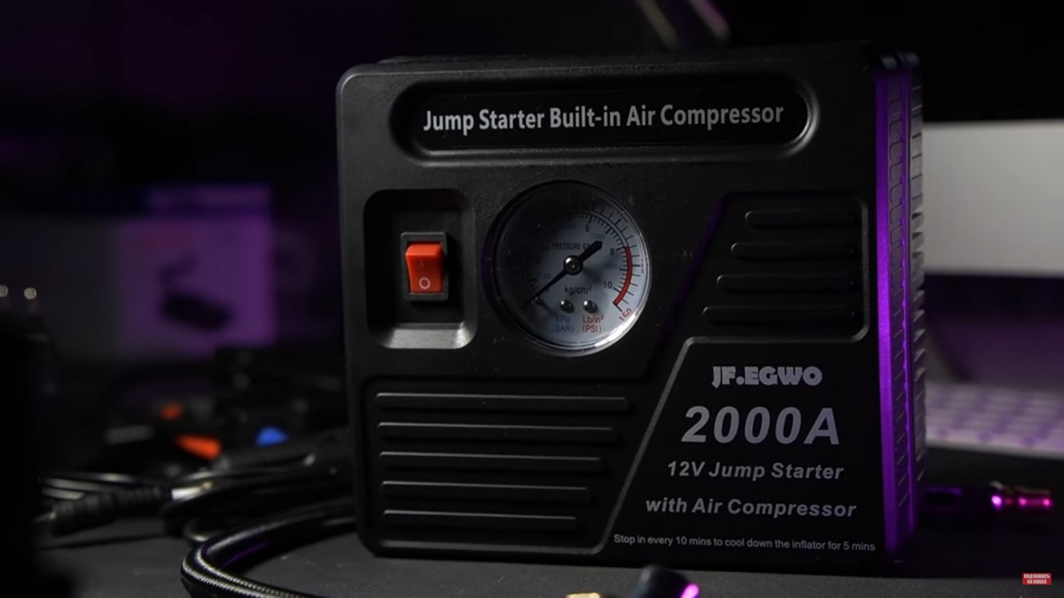 JumpStarter и компрессор 4-в-1 JF.EGWO, 20000мач / Прилежный китайский работяга JumpStarter и компрессор 4-в-1 JF.EGWO, 20000мач / Прилежный китайский работяга