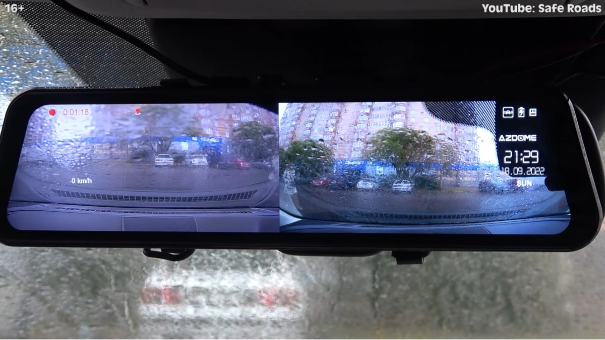 Видеорегистратор-зеркало AZDOME RG17 / Эффект ВАУ обеспечен!