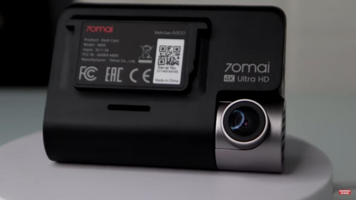 70MAI А800 4K Dash Cam / Одна камера - хорошо, а две - ещё лучше!